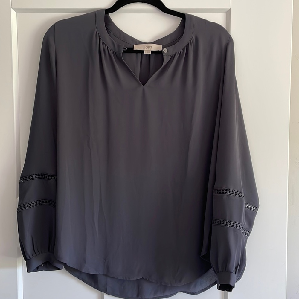 Loft blouse with fun sleeves
